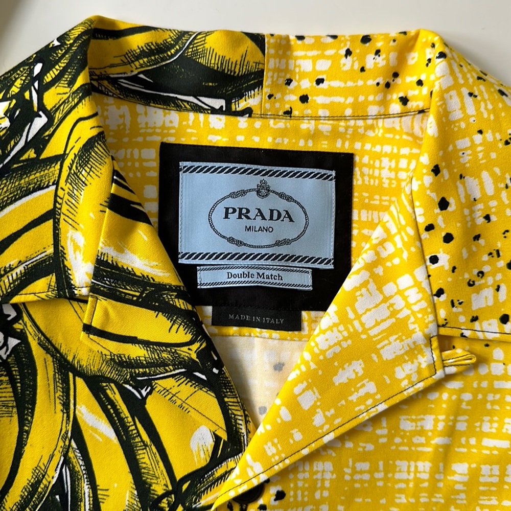 Prada Double Match Poplin Shirt